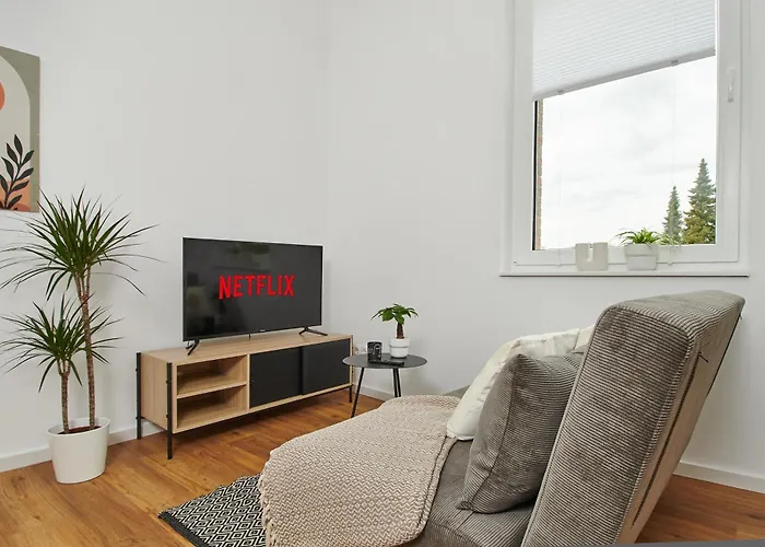 Lägenhetshotell Homeme Netflix, Parkplatz, Kueche, Zentral