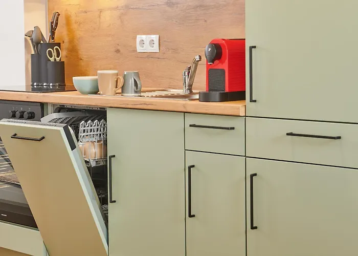 Lägenhetshotell Homeme Netflix, Parkplatz, Kueche, Zentral 3*