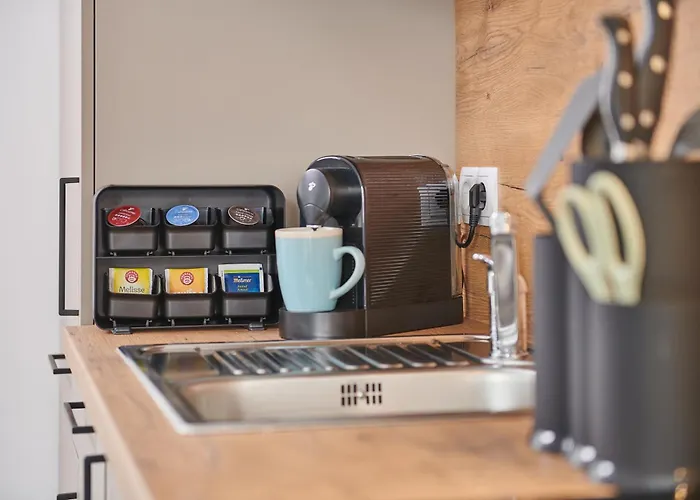 Homeme Netflix, Parkplatz, Kueche, Zentral Lejlighedshotel Bad Oeynhausen